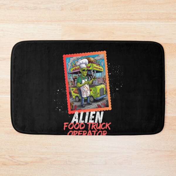 Item preview, Alien Food Truck Operator Zombie Apocalypse Chef designed and sold by Hananiah Merch.
