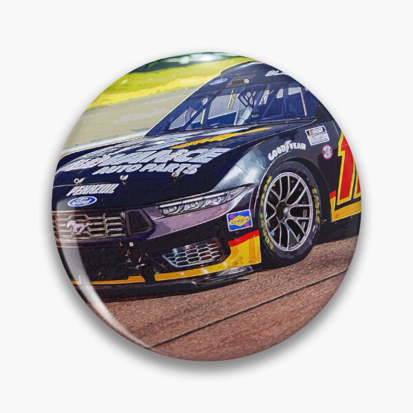Item preview, Ryan Blaney racing his 2024 Nascar Cup Car watercolor designed and sold by Rodissimus1984.