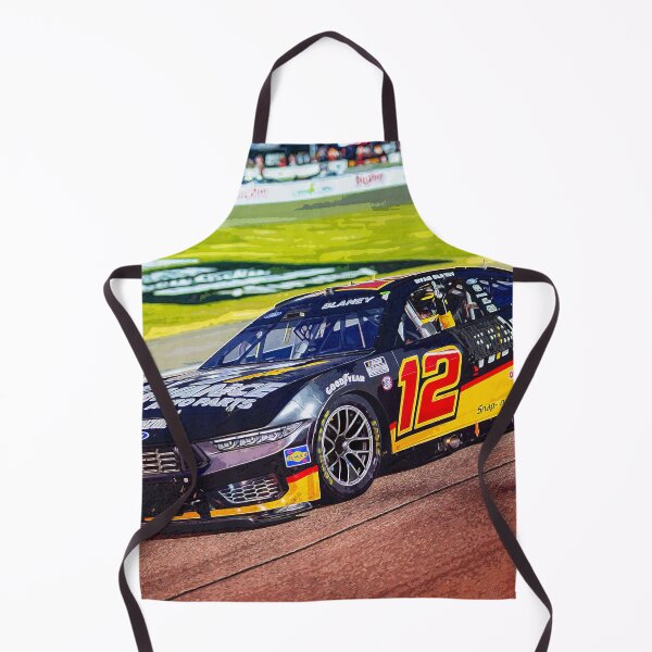 Item preview, Ryan Blaney racing his 2024 Nascar Cup Car watercolor designed and sold by Rodissimus1984.