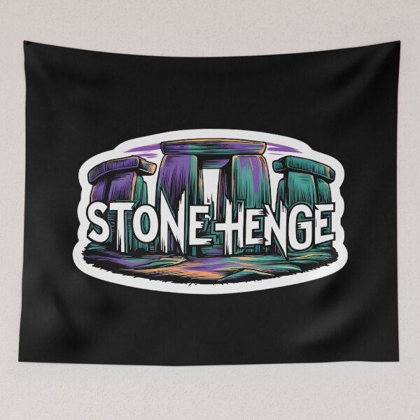 Item preview, Stonehenge A Sacred Site Of The Ancients Graffiti Style designed and sold by TheArtOfPat.