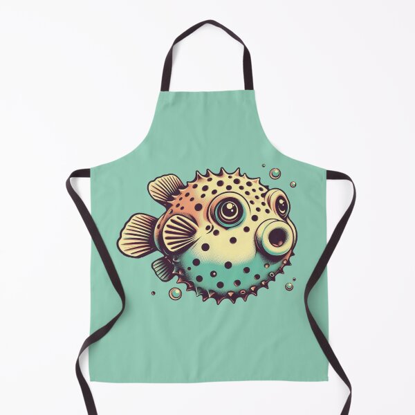 Item preview, Fugu (Retro) designed and sold by Bubble-Boris.