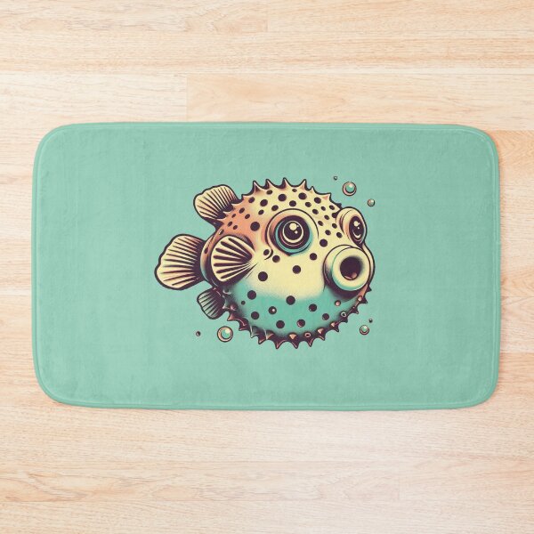 Item preview, Fugu (Retro) designed and sold by Bubble-Boris.