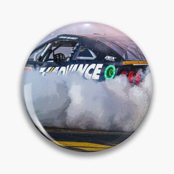 Item preview, Ryan Blaney celebrating victory by doing burnouts in his 2024 Nascar Race car abstract designed and sold by Rodissimus1984.