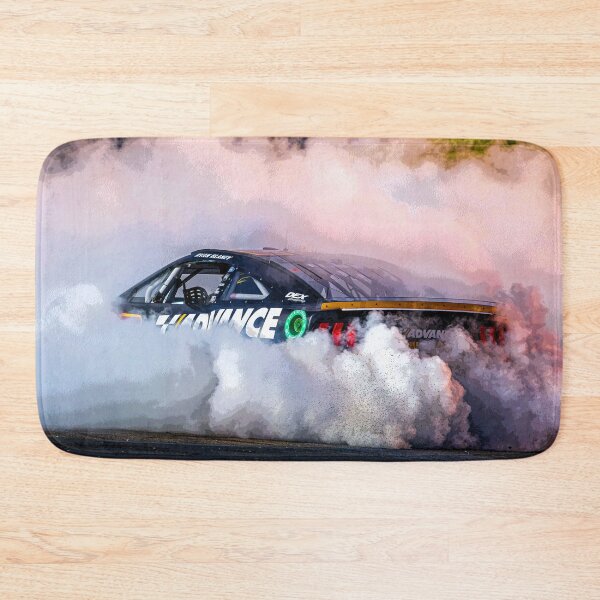 Item preview, Ryan Blaney celebrating victory by doing burnouts in his 2024 Nascar Race car abstract designed and sold by Rodissimus1984.