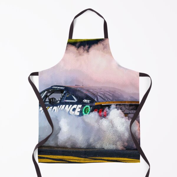 Item preview, Ryan Blaney celebrating victory by doing burnouts in his 2024 Nascar Race car abstract designed and sold by Rodissimus1984.