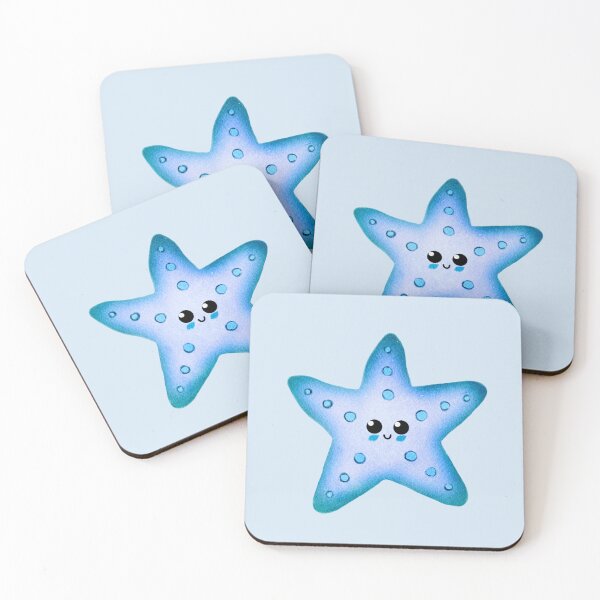 Item preview,  cute blue sea star - light designed and sold by doveydotdraws.