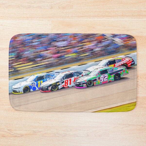 Item preview, Josh Williams fighting with Chandler Smith, Ross Chastain and Justin Allgaier in their 2024 Nascar Racecars watercolor designed and sold by Rodissimus1984.