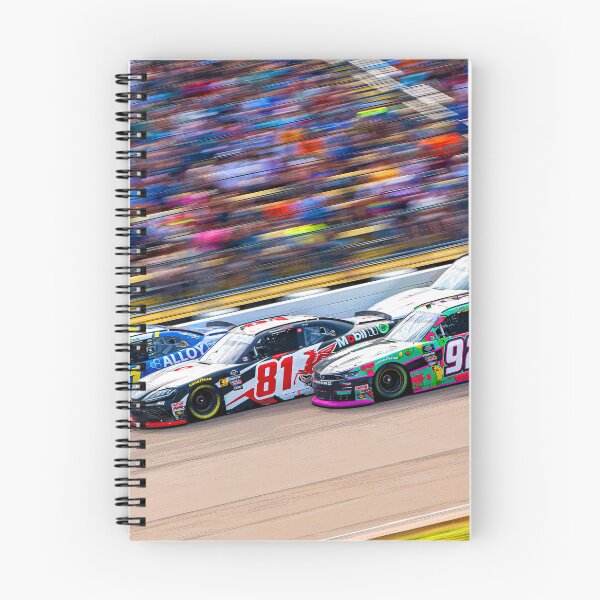 Item preview, Josh Williams fighting with Chandler Smith, Ross Chastain and Justin Allgaier in their 2024 Nascar Racecars abstract designed and sold by Rodissimus1984.