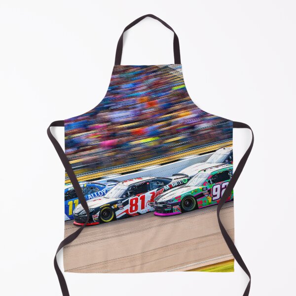 Item preview, Josh Williams fighting with Chandler Smith, Ross Chastain and Justin Allgaier in their 2024 Nascar Racecars abstract designed and sold by Rodissimus1984.