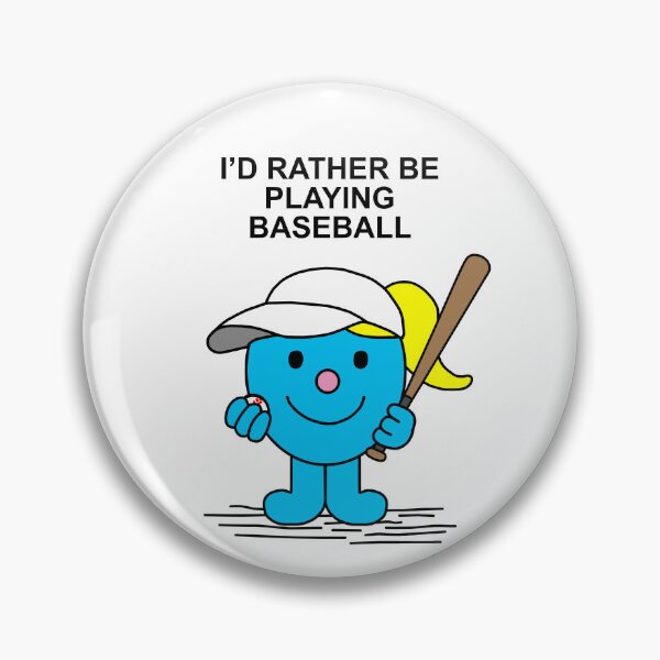 Item preview, Little Miss I'd rather be playing Baseball designed and sold by Scat the cat.