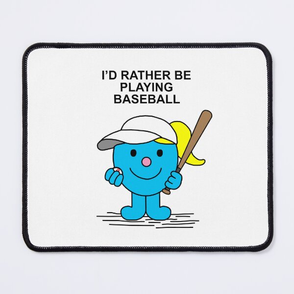 Item preview, Little Miss I'd rather be playing Baseball designed and sold by Scat the cat.
