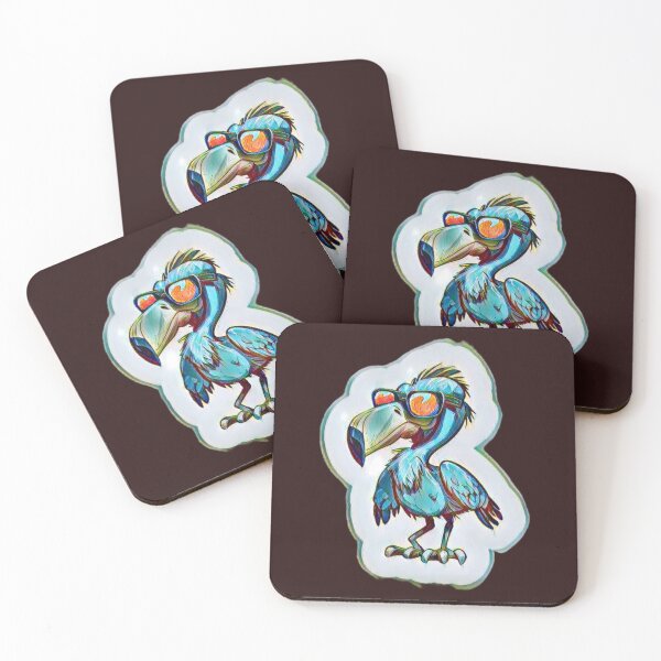 Item preview, THE GREAT GLASSES COLORFUL BIRD. designed and sold by painting23.
