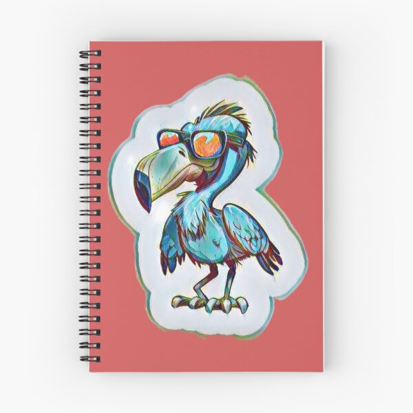 Item preview, THE GREAT GLASSES COLORFUL BIRD. designed and sold by painting23.
