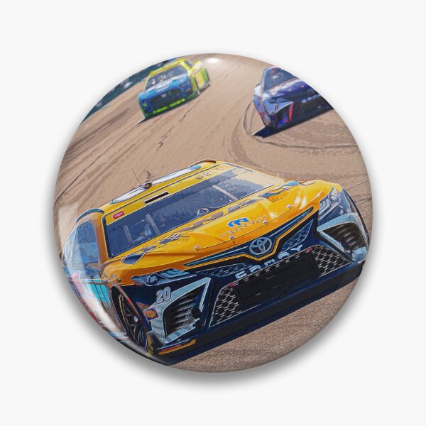 Item preview,  Christopher Bell racing his Nascar Cup Car at Phoenix Speedway watercolor designed and sold by Rodissimus1984.
