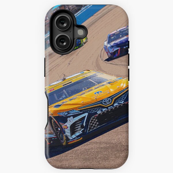 Aperçu de l'œuvre  Christopher Bell pilotant sa voiture de la Nascar Cup à l'aquarelle du Phoenix Speedway créée et vendue par Rodissimus1984.