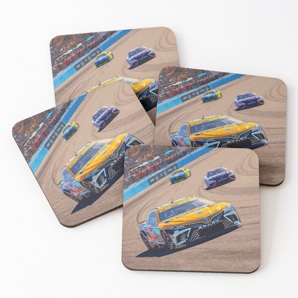 Item preview,  Christopher Bell racing his Nascar Cup Car at Phoenix Speedway watercolor designed and sold by Rodissimus1984.