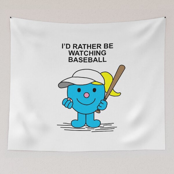 Item preview, Little Miss I'd rather be watching Baseball designed and sold by Scat the cat.