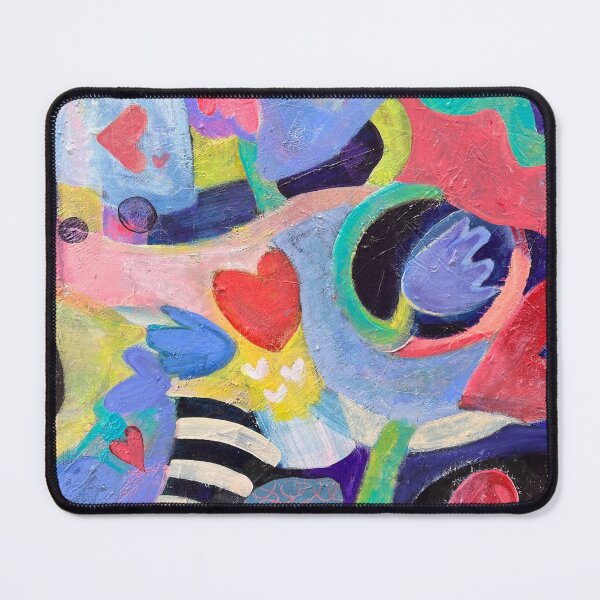Item preview, Abstract painting, vase of exuberance, filled with love designed and sold by Beardsall-Art.