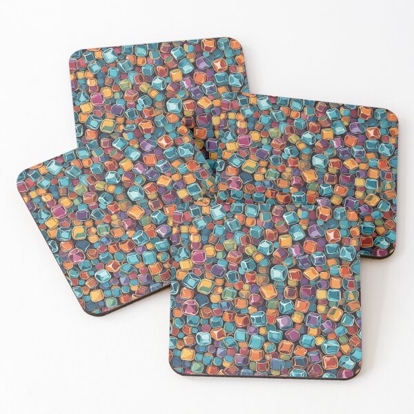 Item preview, Abstract Colorful Ice Cube Pattern designed and sold by calibrit.