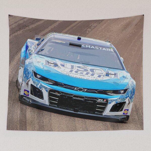 Item preview, Ross Chastain racing his 2024 Nascar Cup Car watercolor designed and sold by Rodissimus1984.