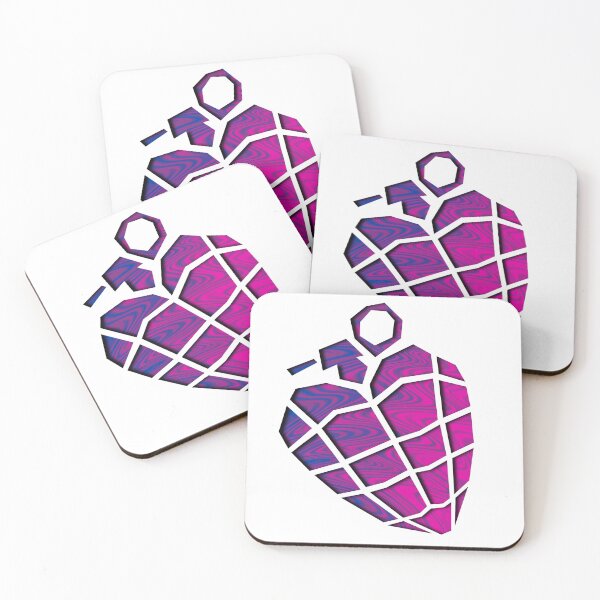Item preview, Bi pride heart grenade designed and sold by lindseycooper1.
