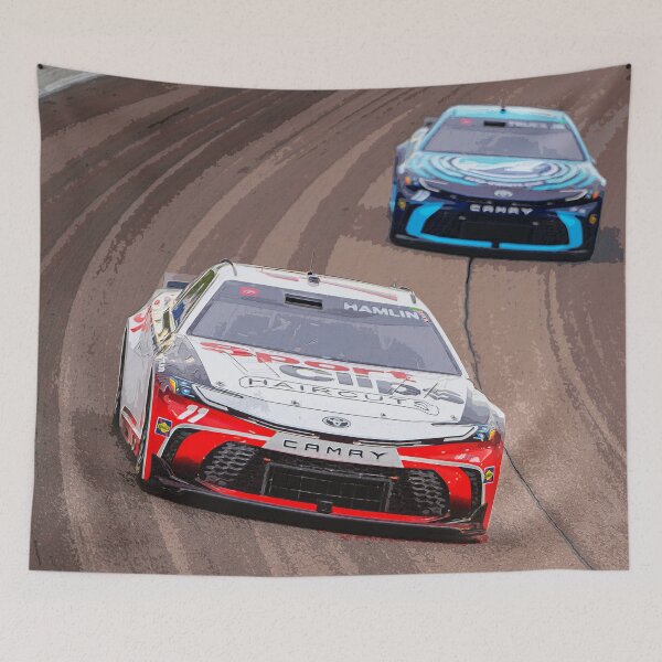 Item preview, Christopher Bell racing his 2024 Nascar Cup Car watercolor designed and sold by Rodissimus1984.