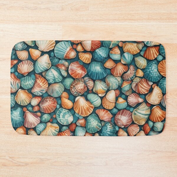 Item preview, Abstract Colorful Seashell Pattern designed and sold by calibrit.