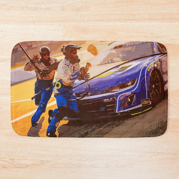 Item preview, Chase Elliott making a pitstop in his 2024 Nascar Race car watercolor designed and sold by Rodissimus1984.