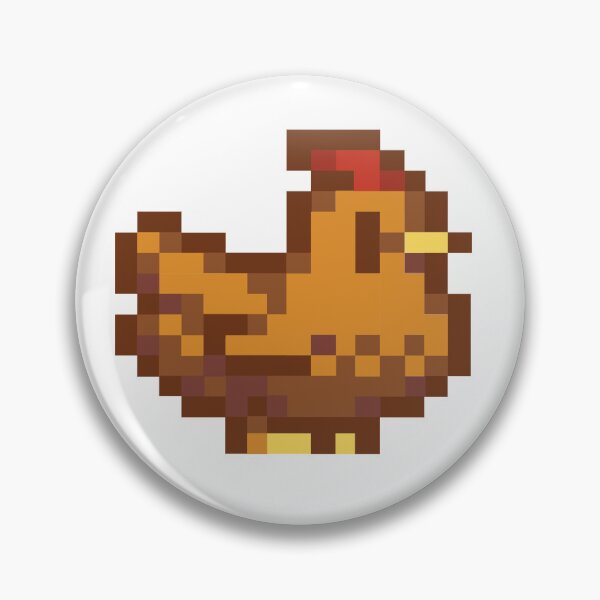 Item preview, Brown Stardew Chicken designed and sold by SpottedPetals.