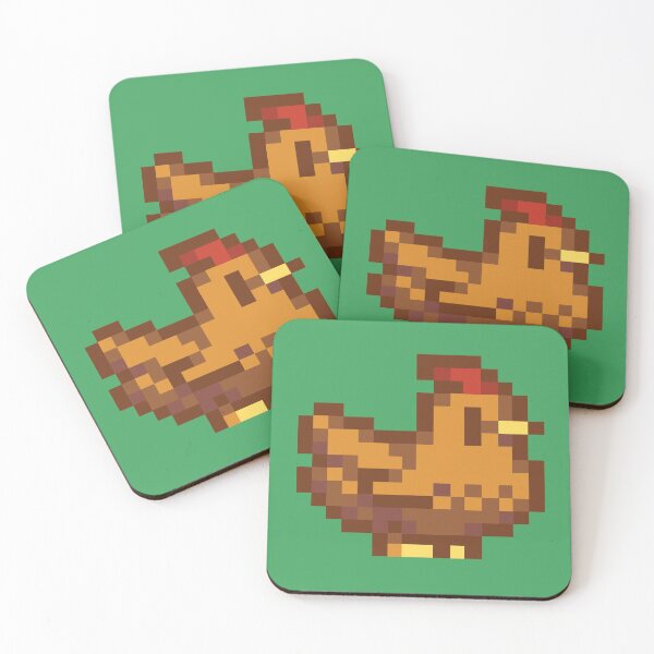 Item preview, Brown Stardew Chicken designed and sold by SpottedPetals.