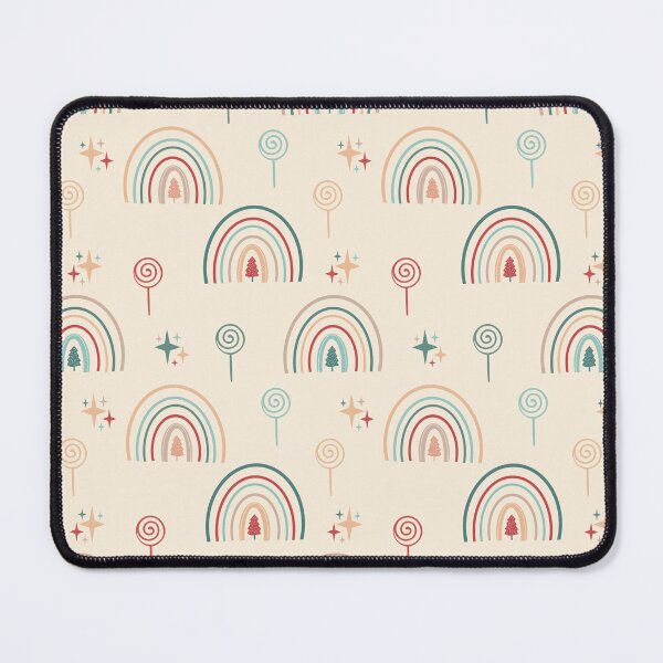 Item preview, Colourful Christmas Rainbows And Stars Design On Cornsilk White designed and sold by JaselviiStudio.