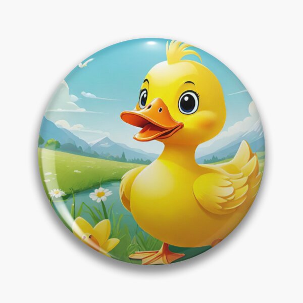 Item preview, Cute yellow duck by CallisC Arts ⭐⭐⭐⭐⭐ designed and sold by CallisC-Arts.