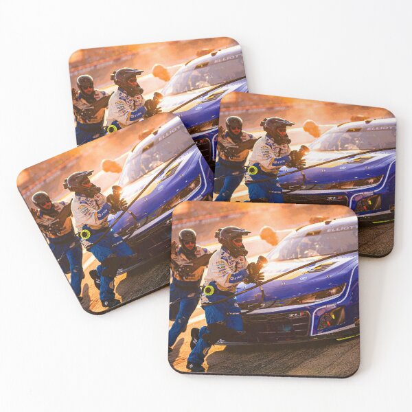 Item preview, Chase Elliott making a pitstop in his 2024 Nascar Race car abstract designed and sold by Rodissimus1984.