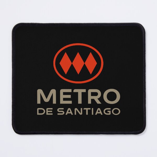 Item preview, Santiago Metro Chile Train Station Sign Logo designed and sold by Maljonic.