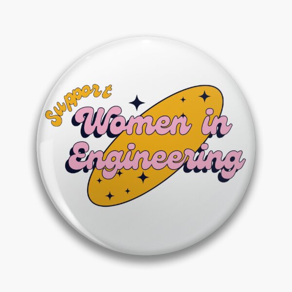 Item preview, Retro, Colorful Support Women in Engineering designed and sold by meggwill.