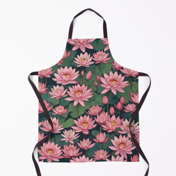 Item preview, Abstract Pink Water Lily Pattern designed and sold by calibrit.