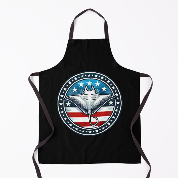 Item preview, Manta Ray with an American Flag Design designed and sold by SandbarTees.