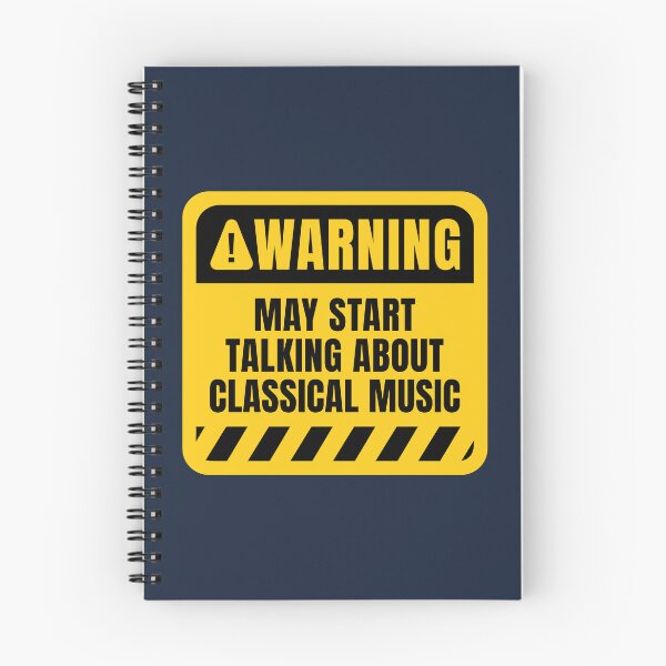 Item preview, Classical Music Lover Funny Warning Quote designed and sold by MaryAller.