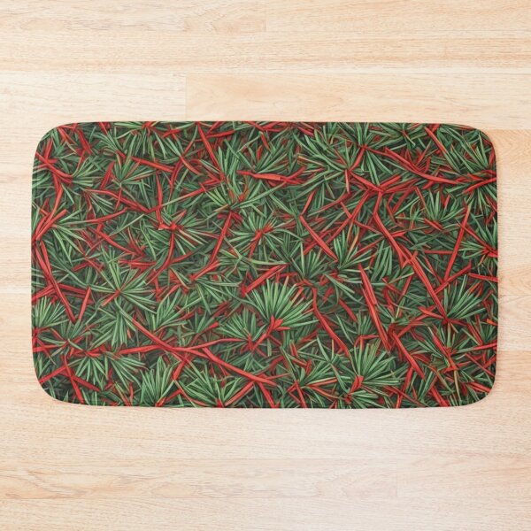 Item preview, Abstract Red and Green Needles Pattern designed and sold by calibrit.
