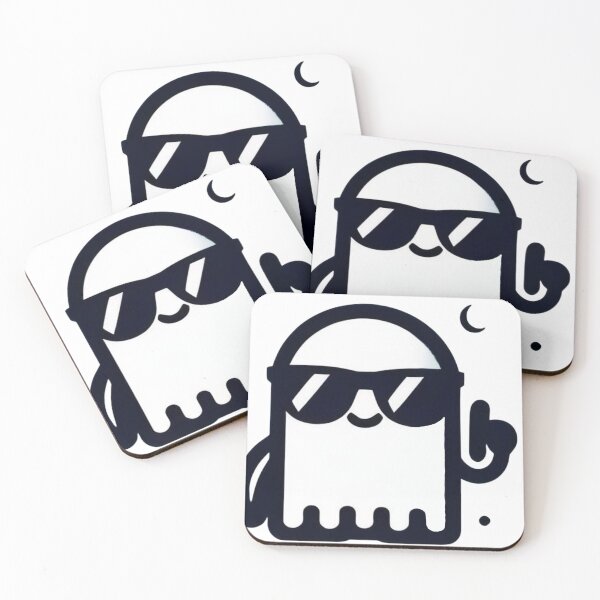 Item preview, Cool Ghost with Sunglasses designed and sold by StickyGuys.