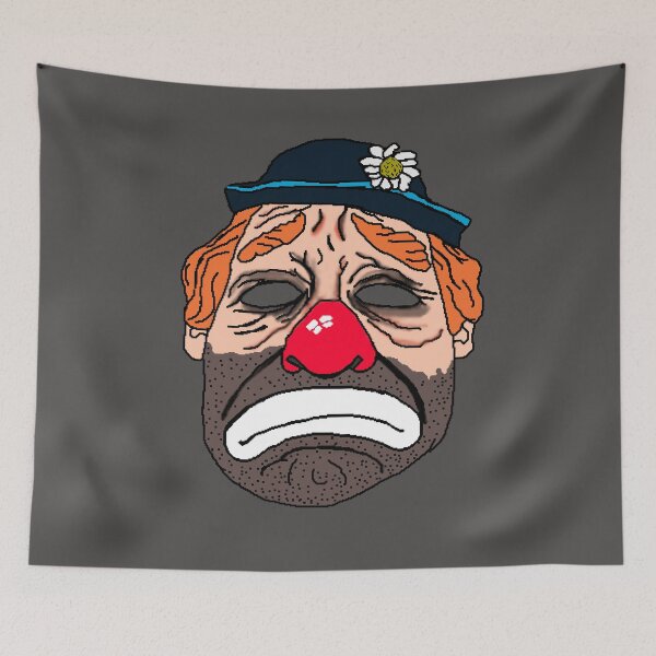 Item preview, SAD CLOWN MASK  designed and sold by ScienceMonkey.
