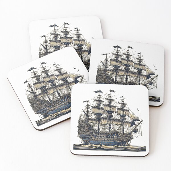Item preview, Ancient Mariner's Dream Vintage Galleon Ship designed and sold by Dynke.