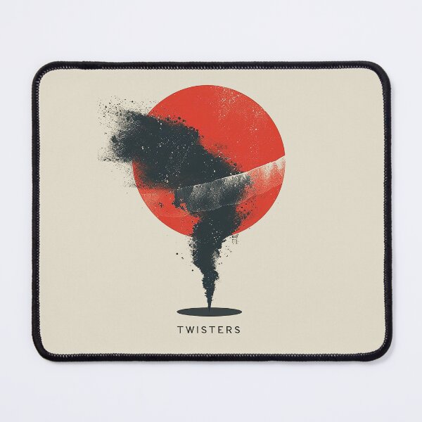 Item preview, Minimalist Twisters Abstract Art designed and sold by Retro Travel Design.