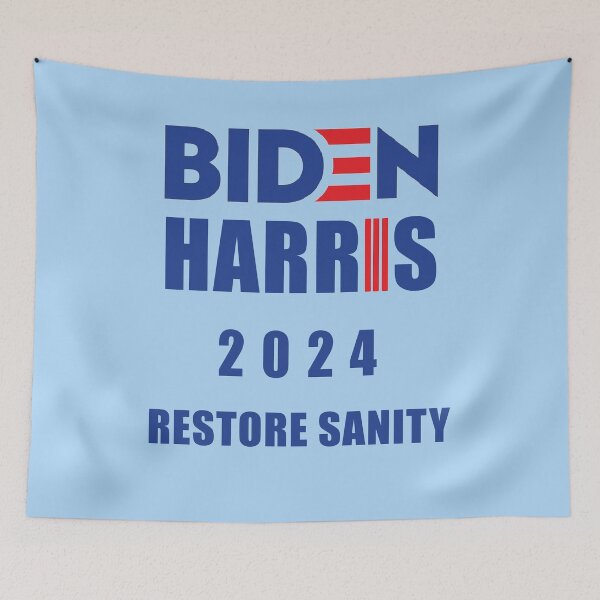 Item preview,  Biden Harris 2024 REELECT BIDEN HARRIS RESTORE SANITY designed and sold by LoveAndDefiance.