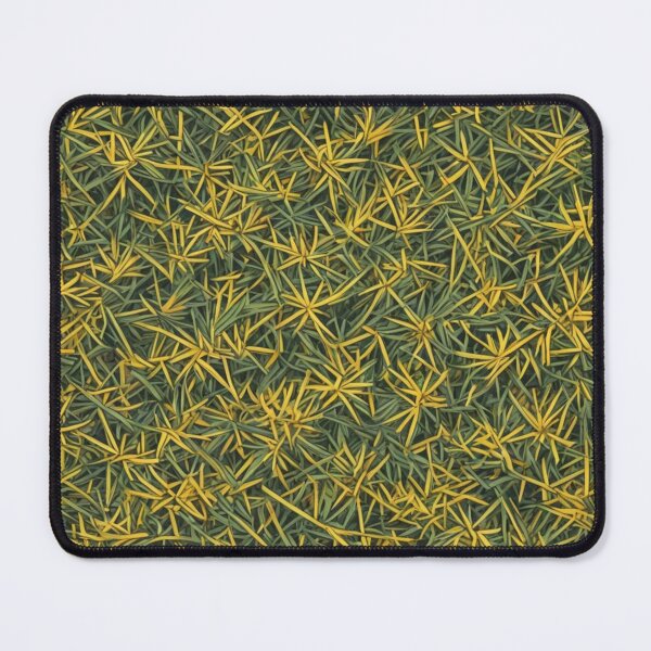 Item preview, Abstract Green and Gold Pine Needles Pattern designed and sold by calibrit.