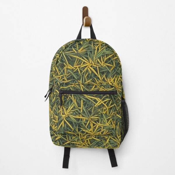 Item preview, Abstract Green and Gold Pine Needles Pattern designed and sold by calibrit.