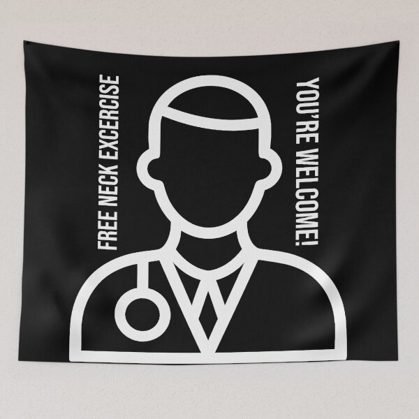 Item preview, Hilarious Doctor and Neck Exercise Jokes - Fun and Whimsical Collection designed and sold by OzzFrequency.