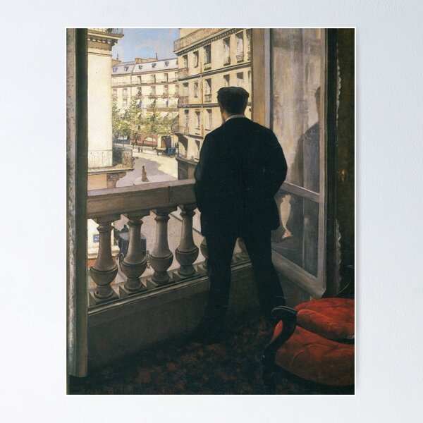 Item preview, Man at the Window(Jeune homme à la fenêtre)-Gustave Caillebotte designed and sold by LexBauer.