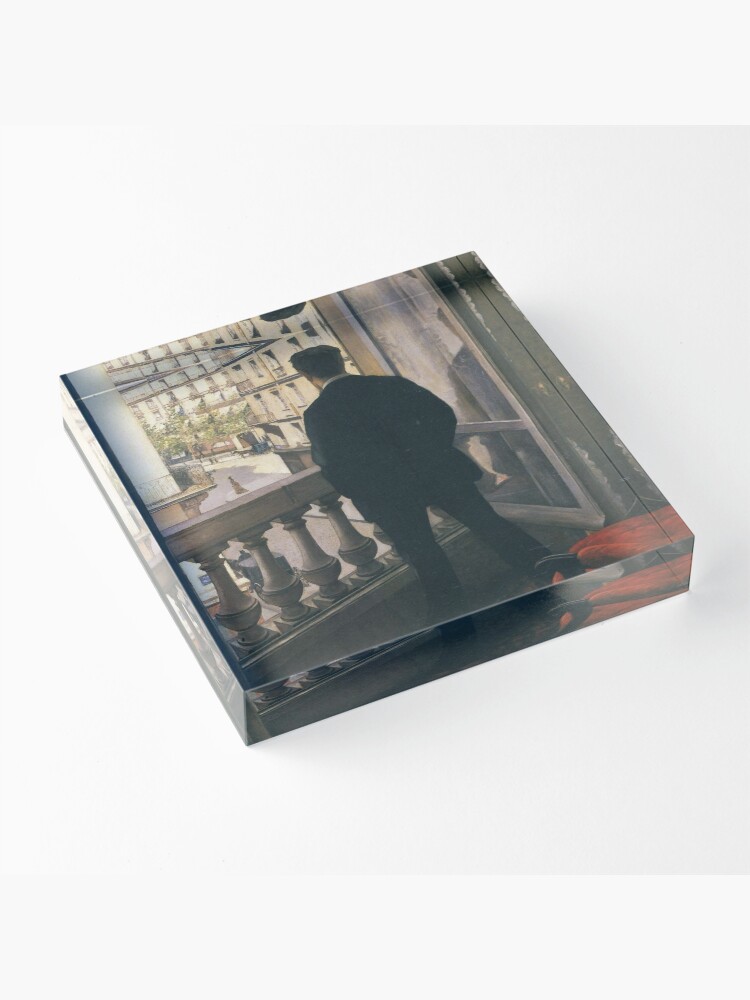 Alternate view of Man at the Window(Jeune homme à la fenêtre)-Gustave Caillebotte Acrylic Block