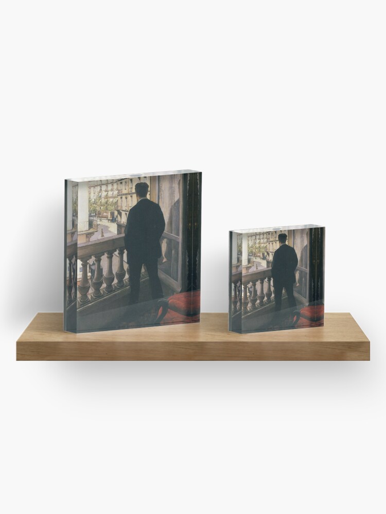 Alternate view of Man at the Window(Jeune homme à la fenêtre)-Gustave Caillebotte Acrylic Block